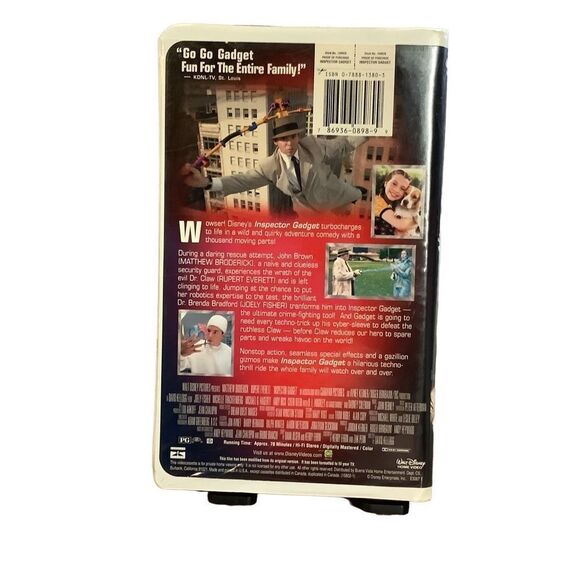 Vintage Walt Disney 1999 Inspector Gadget VHS - Picture 2 of 6